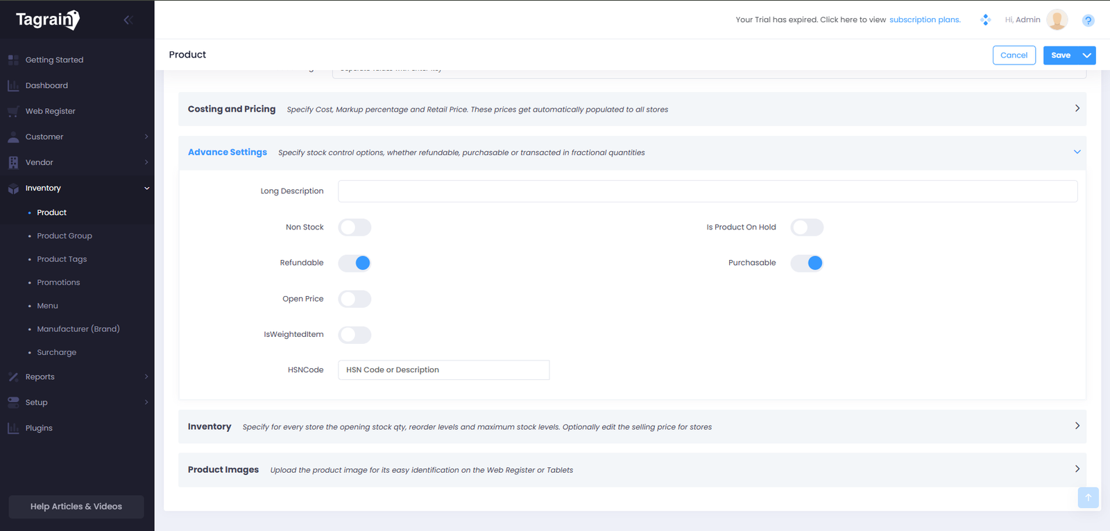Add Vendor - Step 2