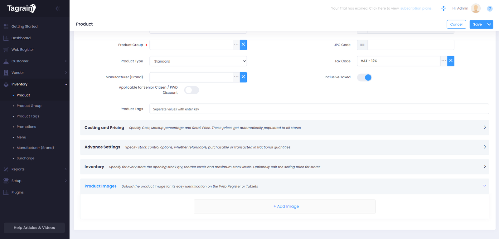 Add Vendor - Step 4